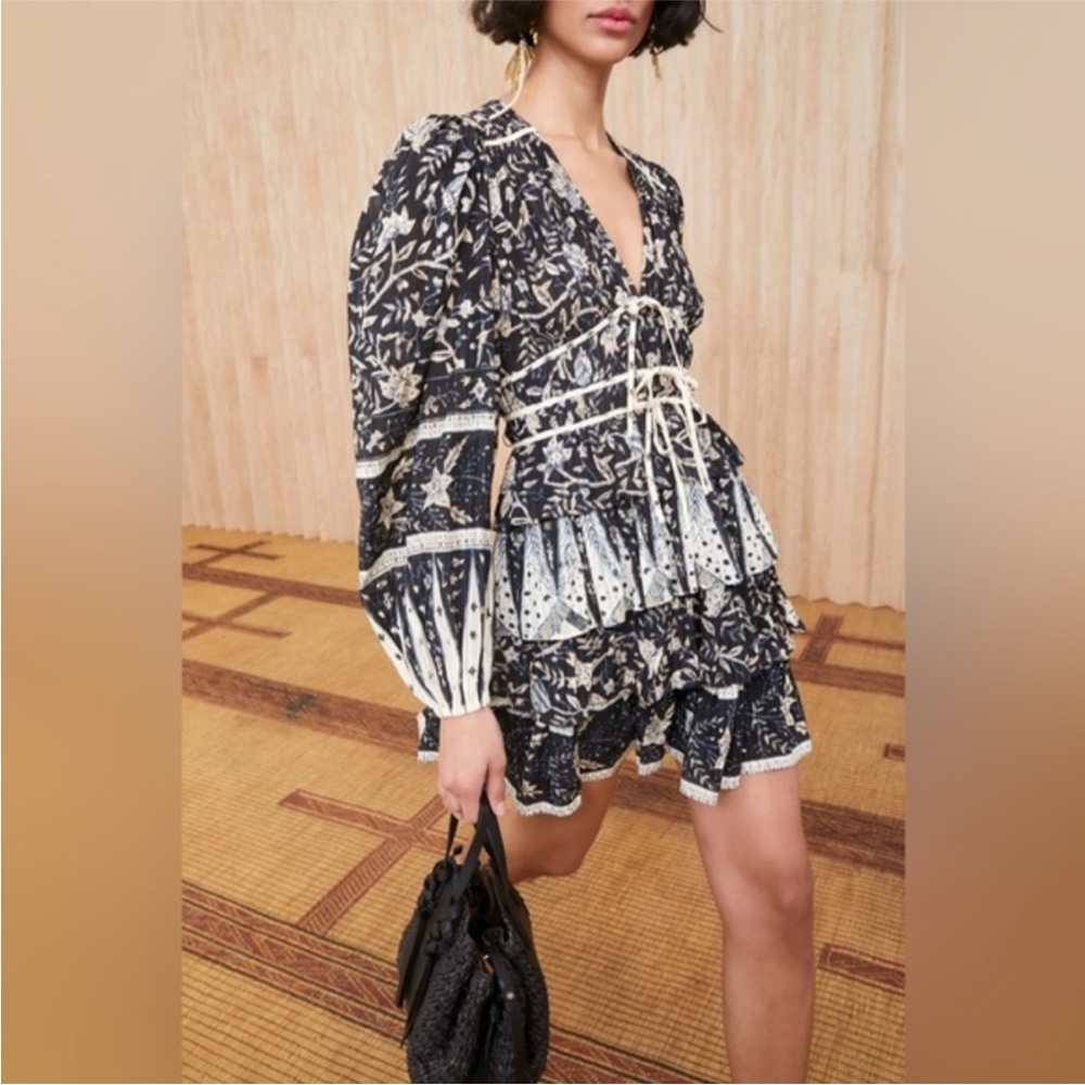 ULLA JOHNSON Printed Mini Dress NWT - XS 0